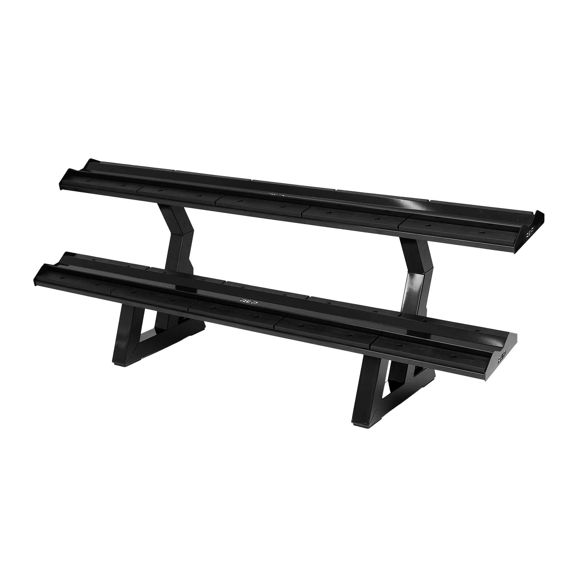 Commercial Dumbbell Rack - Two-Tier / Hex Dumbbell